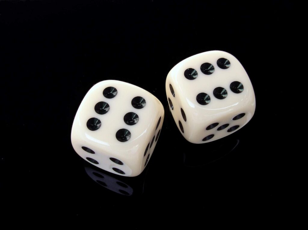 Increasing your luck so that you always win the roll of the die.